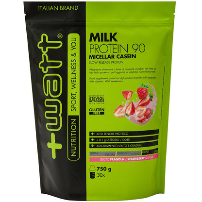 Milk Protein 90 - Proteina a Lento Assorbimento- Formato: 750 g - Gusto: Cacao