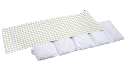 Medi Partners Cuscino Termico noccioli ciliegio 60x20cm 800g 100% Cotone 5 Camere Grande Terapia del freddo Federa sfoderabile (Stelle)