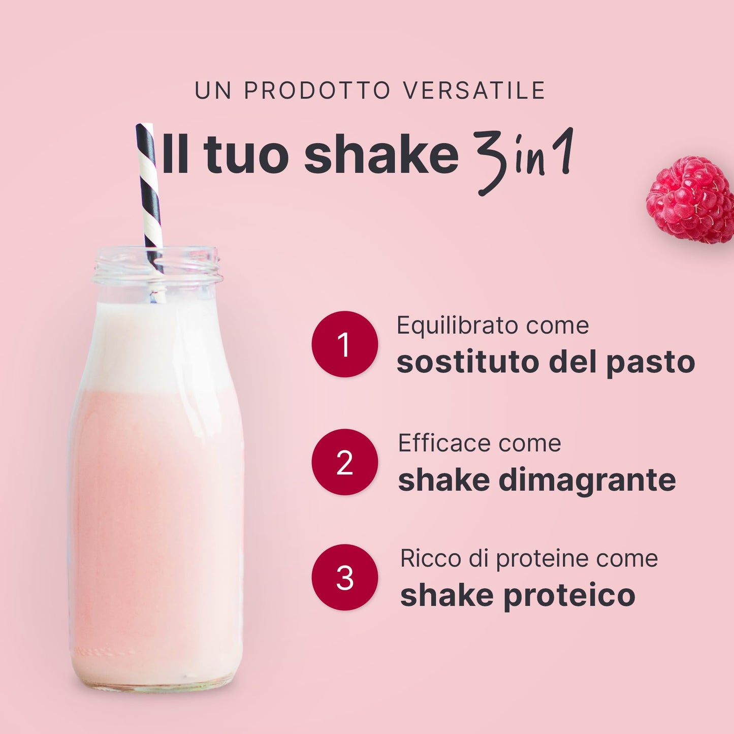 Sheko Frullato proteico al gusto Caffè - integratori per dimagrire con 200 Kcal - 25 dosi di Pasti sostitutivi dimagranti per barattolo