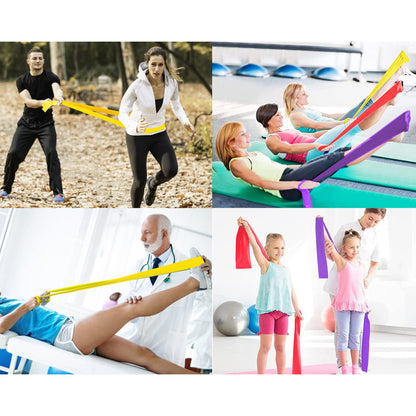 Elastici Palestra, Bande Elastiche Fitness Resistance Band Elastici Fisioterapia Esercizi Yoga, Pilates, Schiena Stretching, Sviluppo Muscolare,Casa, Palestra1.8-2.0M