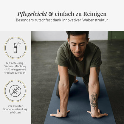 Lotuscrafts Tappetino Yoga Antiscivolo Professionale Mudra Studio XL - Materassino Yoga Antiscivolo per Principianti e Avanzati - Tappeto Yoga Professionale - Yoga Mat