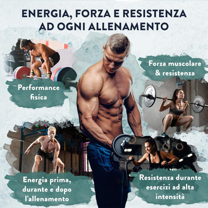 Creatina Monoidrata Polvere Micronizzata 200 Mesh 500g | Integratori Creatina Vegana Palestra Pre Workout, Intra & Post - Creatina Monoidrato Pura Creatine Monohydrate + B6 P5P - Creatina in Polvere