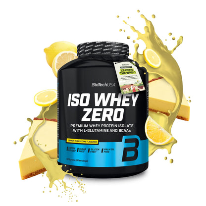 BioTechUSA Iso Whey Zero | Premium Whey Protein Isolate | Grass-Fed | Enzyme-Free | Sugar- and Gluten-free, 908 g, Cioccolato