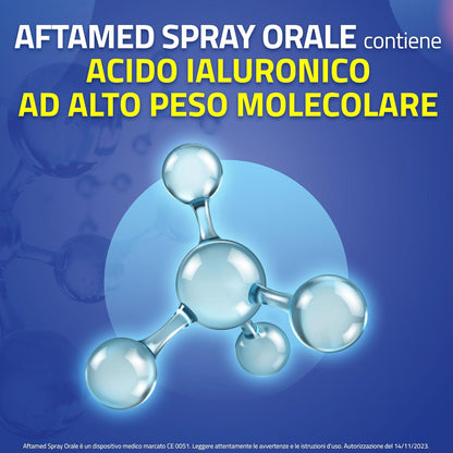 Aftamed Spray indicato per Afte, Stomatiti Aftose, Lesioni del cavo orale - Flacone da 20ml