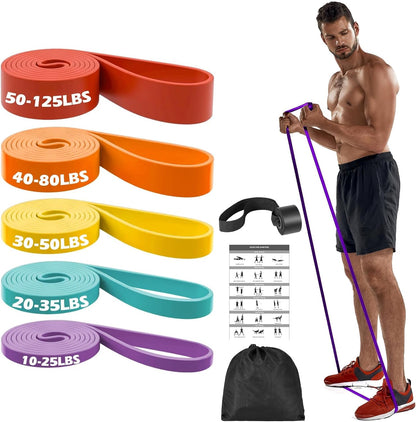 Zacro Elastiche Resistenza Band - Elastiche Fitness Band di Resistenza in Lattice Naturale Resistente Fitness Premium Resistance Band per Allenamento Stretching Powerlifting Resistenza