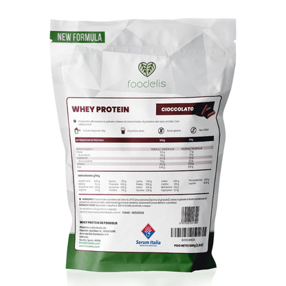 Proteine in Polvere 1 kg Vaniglia | Whey Protein con Aminoacidi Essenziali | Proteine per la Massa Muscolare ad Alta Solubilità | Proteine Whey Facilmente Digeribili | Materia Prima Italiana.