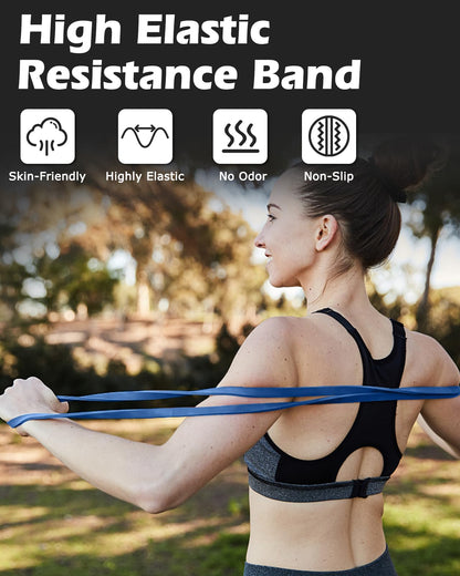 Zacro Elastiche Resistenza Band - Elastiche Fitness Band di Resistenza in Lattice Naturale Resistente Fitness Premium Resistance Band per Allenamento Stretching Powerlifting Resistenza