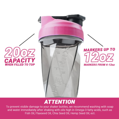 HELIMIX 1,5 Vortex Blender Shaker bottiglia contiene fino a 828 ml | Nessuna palla o frusta | Prodotto negli Stati Uniti | Portatile pre allenamento Proteine del siero di latte shaker tazza | Mescola