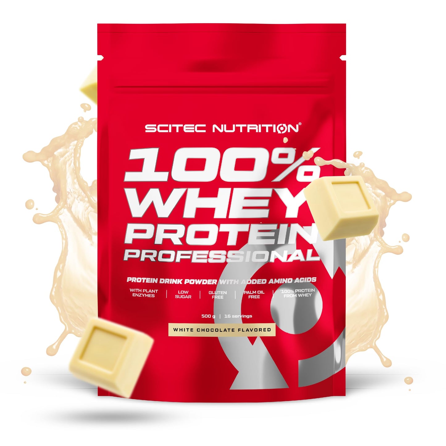 Scitec Nutrition 100% Whey Protein Professional - Potenziato con aminoacidi extra ed enzimi digestivi - Senza glutine - Senza olio di palma, 2.35 kg, Cioccolato