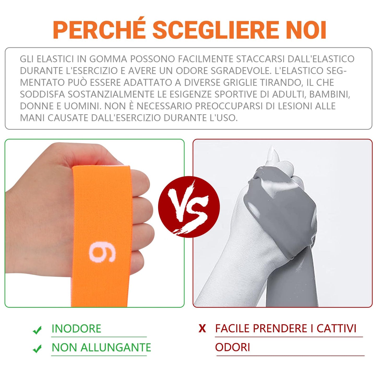 Elastico Fasce di Resistenza, Fitness Elastici e bande Yoga Stretching Band Ceinture Elastiche Cinghia Elastica