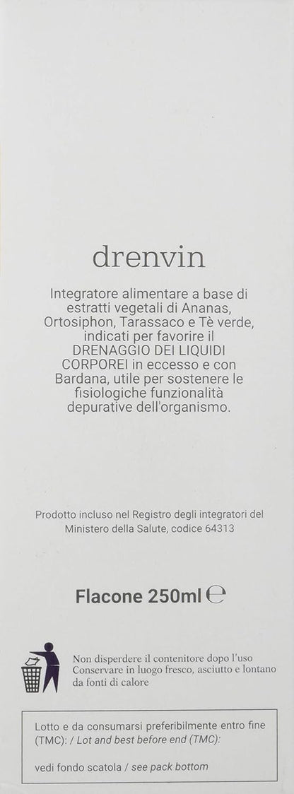 Erbenobili Drenvin Con Ananas e Tè verde ad azione drenante - 250 Ml