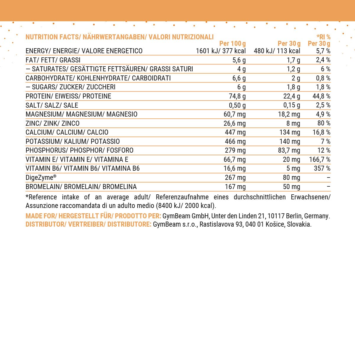 GymBeam Just Whey, Proteine in Polvere Multicomponente da Siero di Latte, Concentrato e Idrolizzato, 22,4g Proteine per Dose, con BCAA e Amminoacidi Essenziali (1000 g, Chocolate Milkshake)