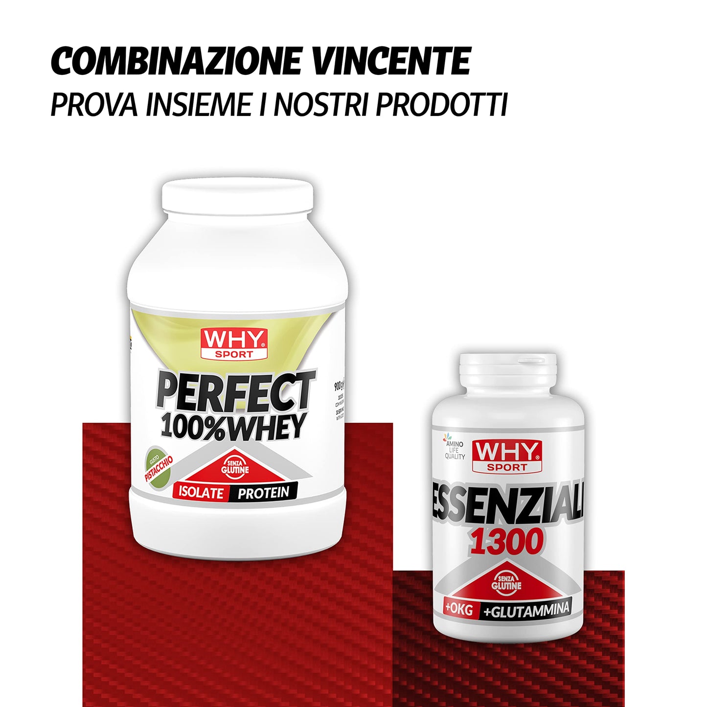 WHY SPORT PERFECT 100% WHEY - Proteine Whey - Proteine Isolate - Proteine in Polvere con Aminoacidi Essenziali per la Massa Muscolare - Gusto Cioccolato al Latte - 900 gr