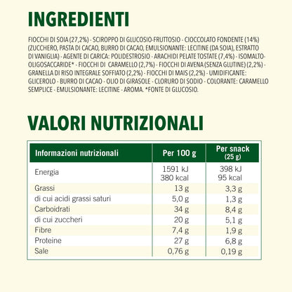 Enervit, Enerzona Protein Snack 40-30-30 Gusto Pistacchio, 10 Barrette Proteiche da 33gr Dieta a Zona con Proteine del Latte e Fibre, per Mantenere il Tono Muscolare, Senza Olio di Palma