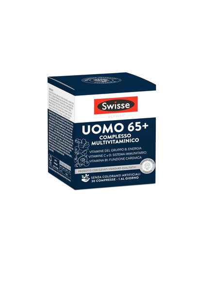 Swisse Multivitaminico Uomo 50+ - 30 Compresse - Integratore multivitaminico per uomo con vitamine, minerali ed erbe naturali