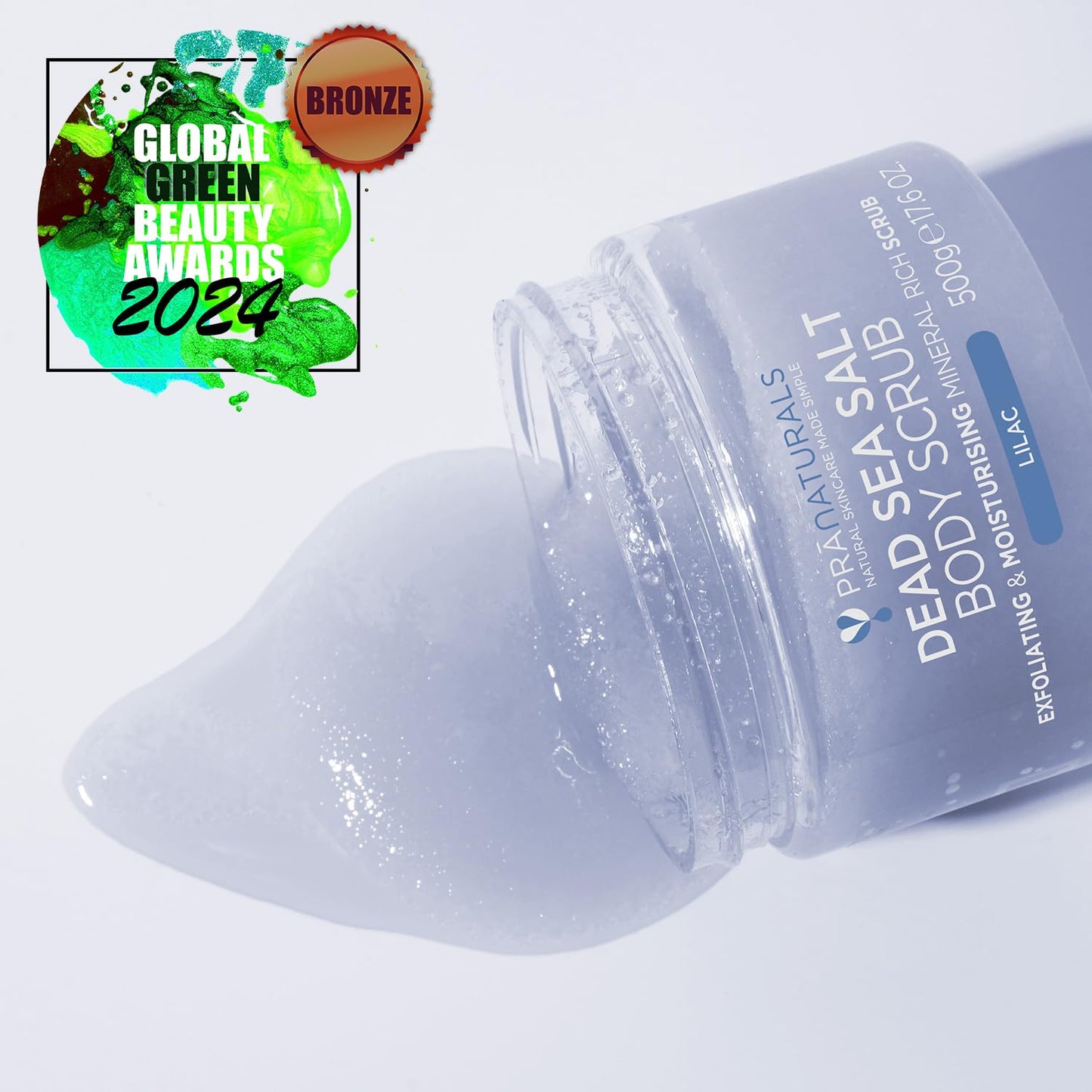 Pranaturals Scrub Corpo Rivitalizzante ai Sali del Mar Morto 500g, Esfoliante e Nutriente, Ricco di Minerali Naturali, Ideale per Tutti i Tipi di Pelle (Mango e Kiwi)