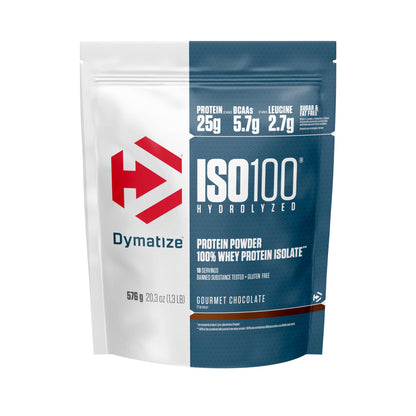 Dymatize ISO 100 Hydrolyzed Gourmet Chocolate 932g - Proteine del siero di latte idrolizzate e isolate in polvere