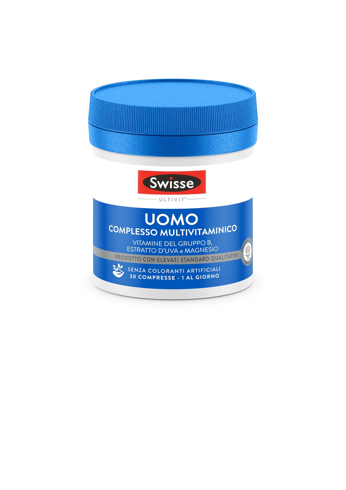 Swisse Multivitaminico Uomo 50+ - 30 Compresse - Integratore multivitaminico per uomo con vitamine, minerali ed erbe naturali