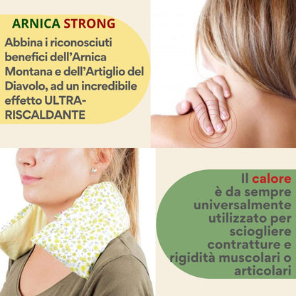 Arnica gel Forte - Arnica Per Cavalli Uso Umano 99% e Artiglio Del Diavolo forte crema riscaldante muscoli sportiva per massaggio cervicale e lombare-ImmunoSTRONG