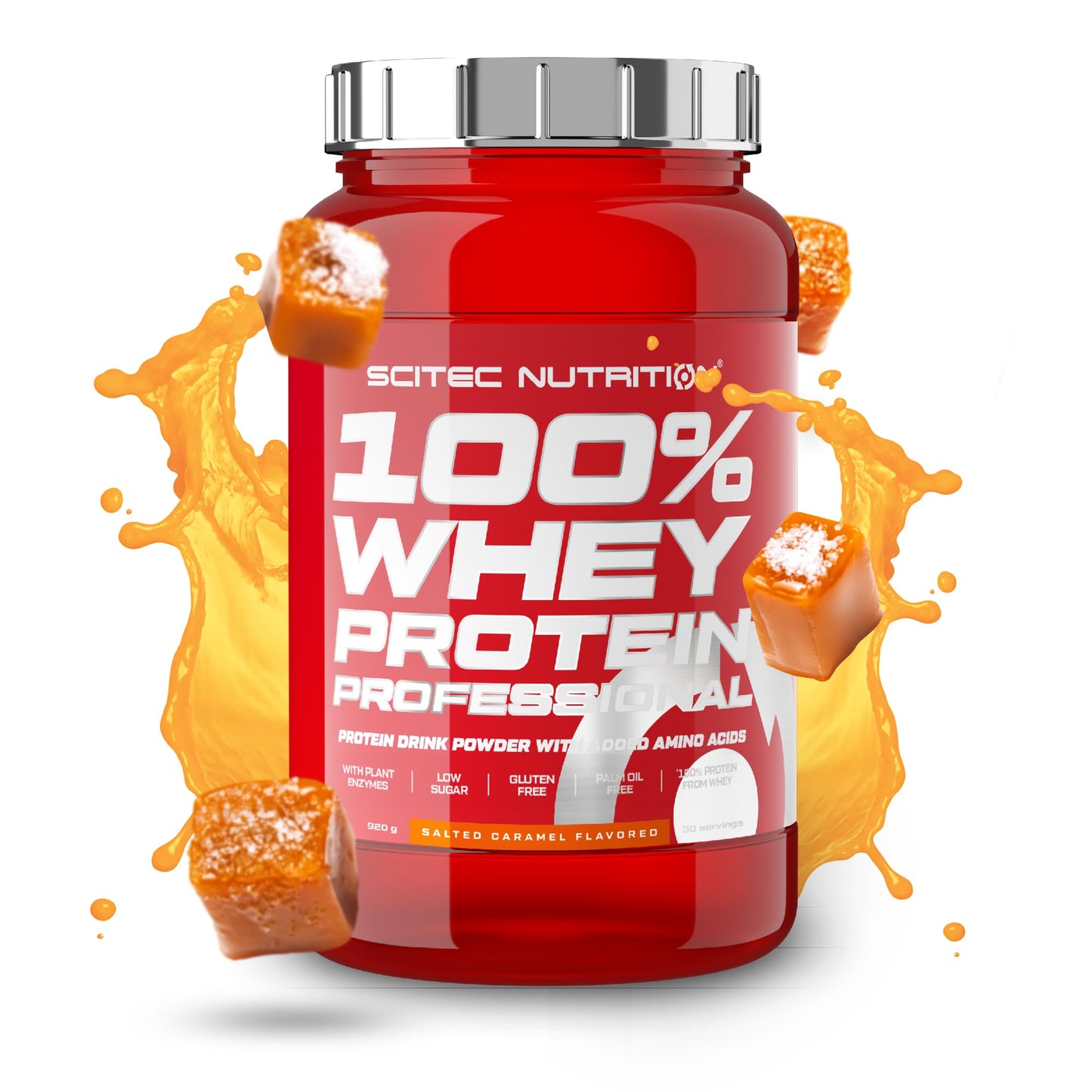 Scitec Nutrition 100% Whey Protein Professional - Potenziato con aminoacidi extra ed enzimi digestivi - Senza glutine - Senza olio di palma, 2.35 kg, Cioccolato