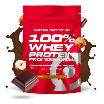 Scitec Nutrition 100% Whey Protein Professional - Potenziato con aminoacidi extra ed enzimi digestivi - Senza glutine - Senza olio di palma, 2.35 kg, Cioccolato