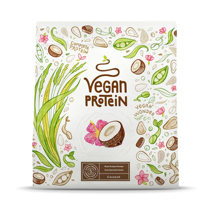 Proteine in Polvere Vegane | Gusto Cioccolato | 21g Proteine | Proteine Vegetali Isolate in Polvere di Pisello, Riso, Girasole e Soia | Massa Muscolare | 1.2kg Vegan Protein Powder | Alpha Foods