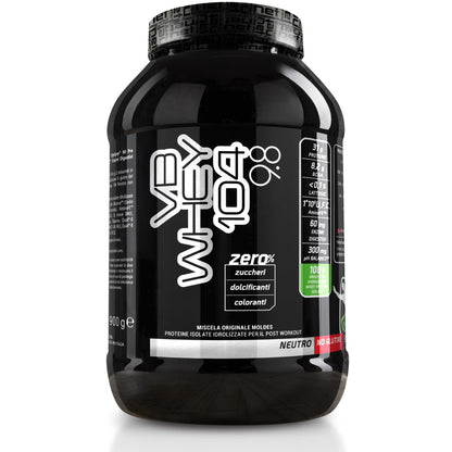 NET Integratori VB WHEY 104 9.8 Optipep - 900g Cioccolato - Proteine Isolate Idrolizzate per via Enzimatica Con EAA e BCAA - Massimizza Sintesi Proteica, Crescita e Mantenimento Muscolare