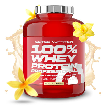 Scitec Nutrition 100% Whey Protein Professional - Potenziato con aminoacidi extra ed enzimi digestivi - Senza glutine - Senza olio di palma, 2.35 kg, Cioccolato