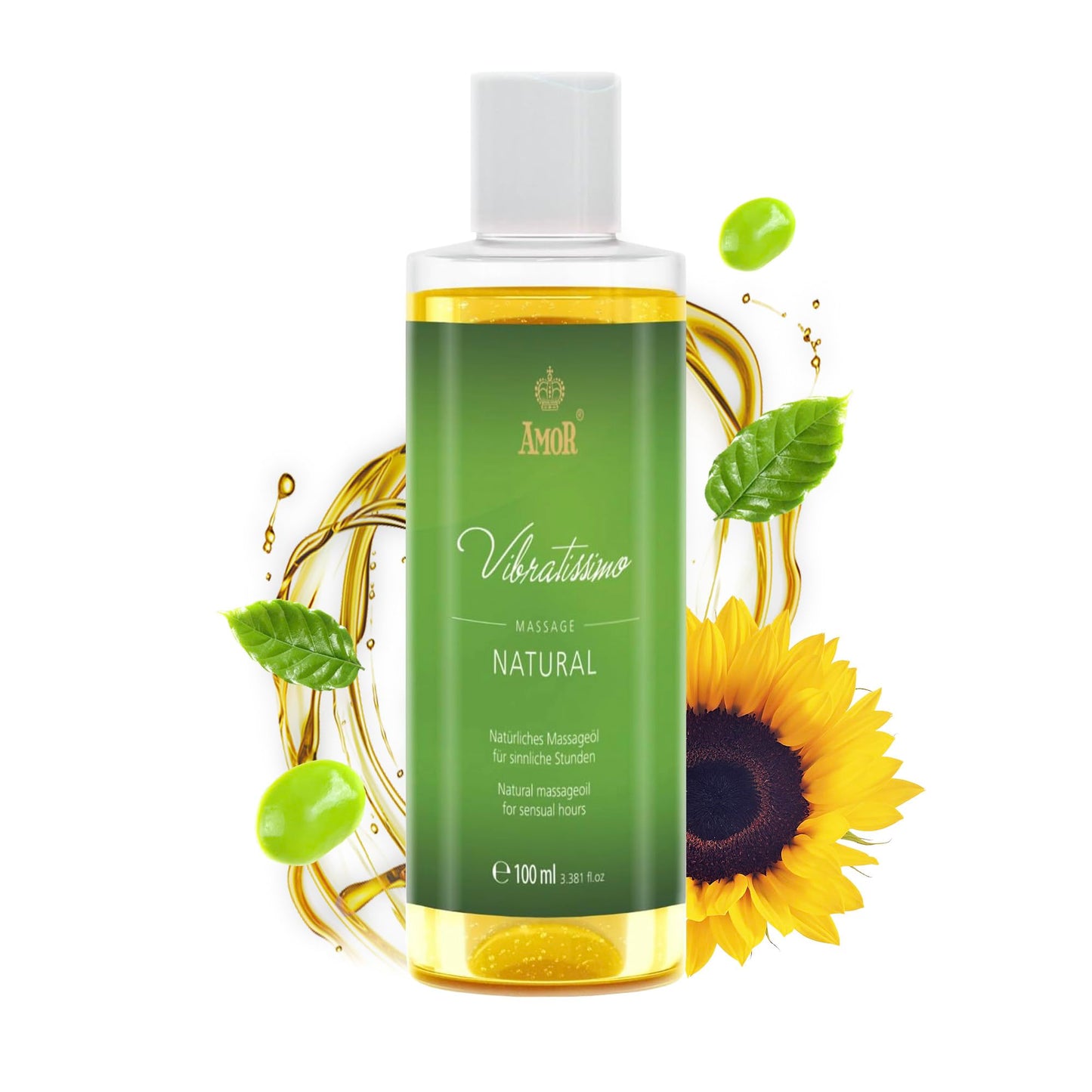 Vibratissimo “Hot Moments”: olio da massaggio riscaldante e lenitivo, 100 ml