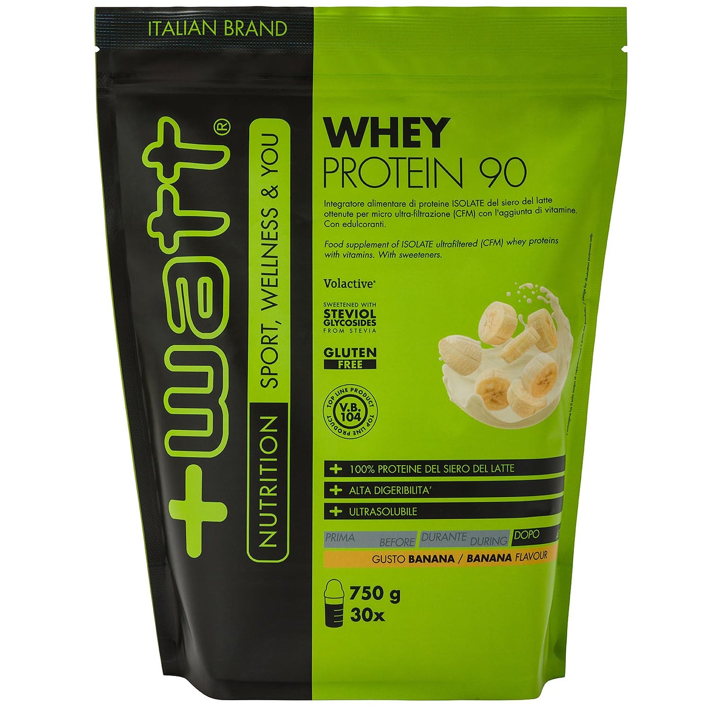 Whey Protein 90 Doypack 750 g fragola