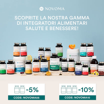 NOVOMA Vitamina C Polvere Pura 500 g, 1000mg Vitamina C per dose, Acido Ascorbico Puro in Polvere Ultra Fine, Sistema Immunitario e Stanchezza, Cucchiaio di Misurazione Incluso (ex Nutrivita)