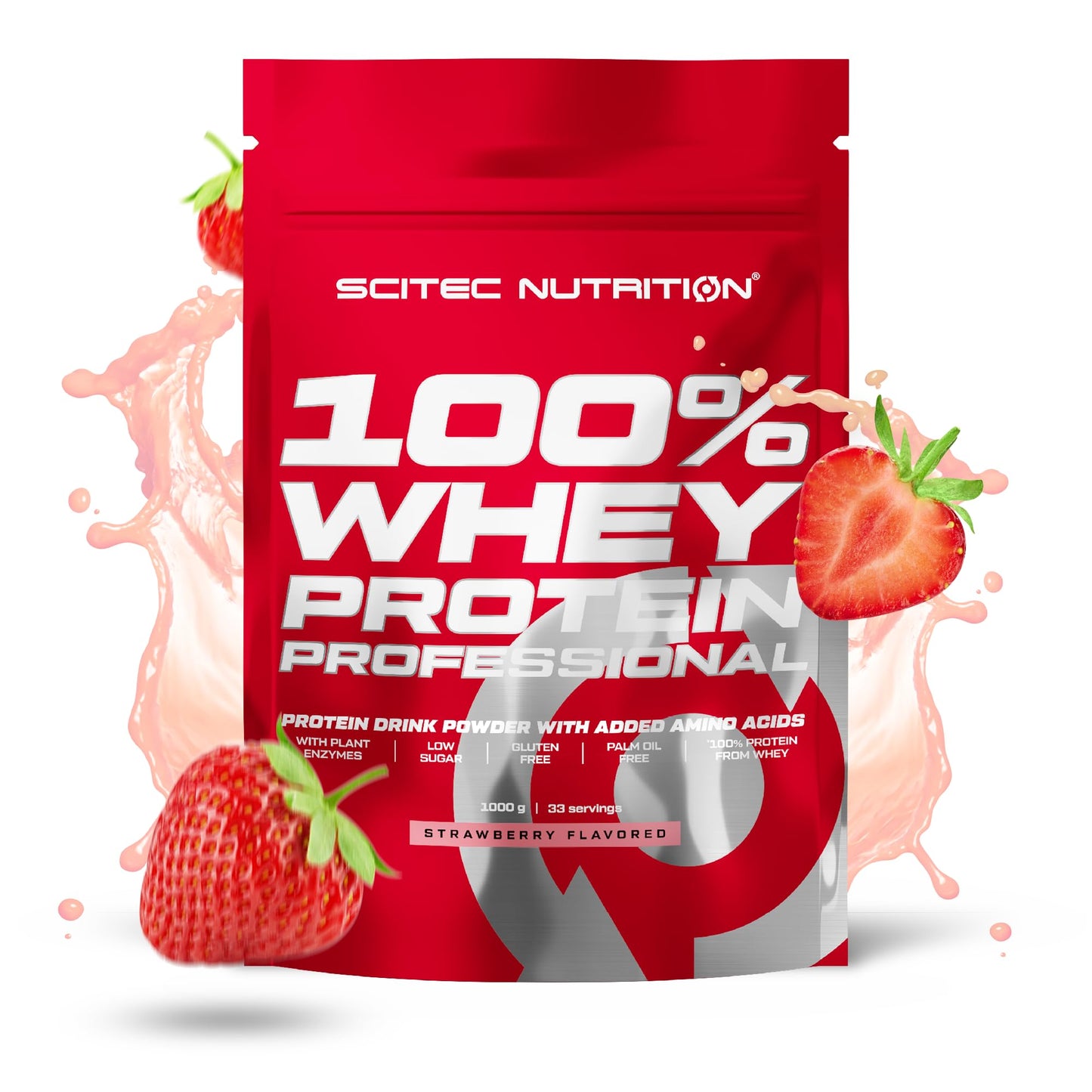 Scitec Nutrition 100% Whey Protein Professional - Potenziato con aminoacidi extra ed enzimi digestivi - Senza glutine - Senza olio di palma, 2.35 kg, Cioccolato