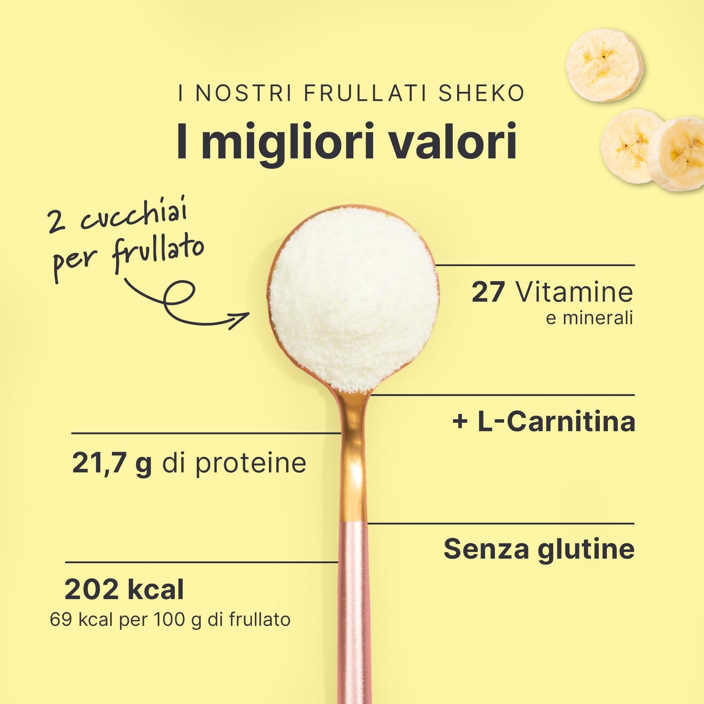 Sheko Frullato proteico al gusto Caffè - integratori per dimagrire con 200 Kcal - 25 dosi di Pasti sostitutivi dimagranti per barattolo