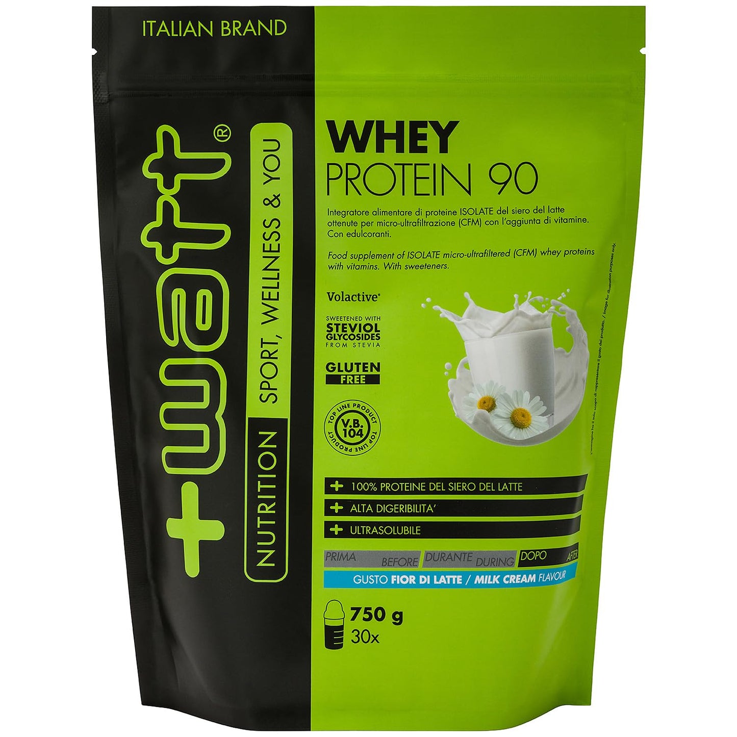 Whey Protein 90 Doypack 750 g fragola