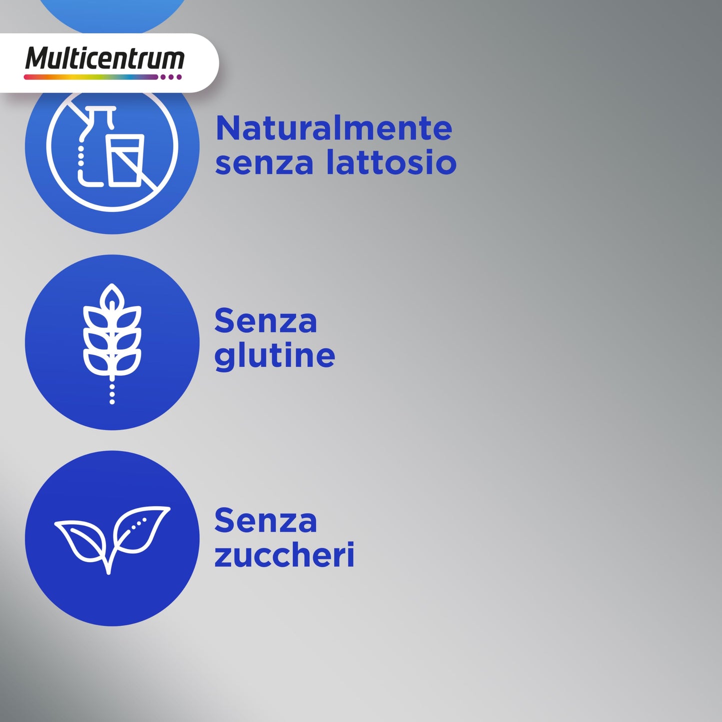 Multicentrum Uomo 50+ Integratore Alimentare Multivitaminico Completo, con Vitamina D3, Supporto Contro la Stanchezza per Uomini oltre 50 anni, 100 Compresse