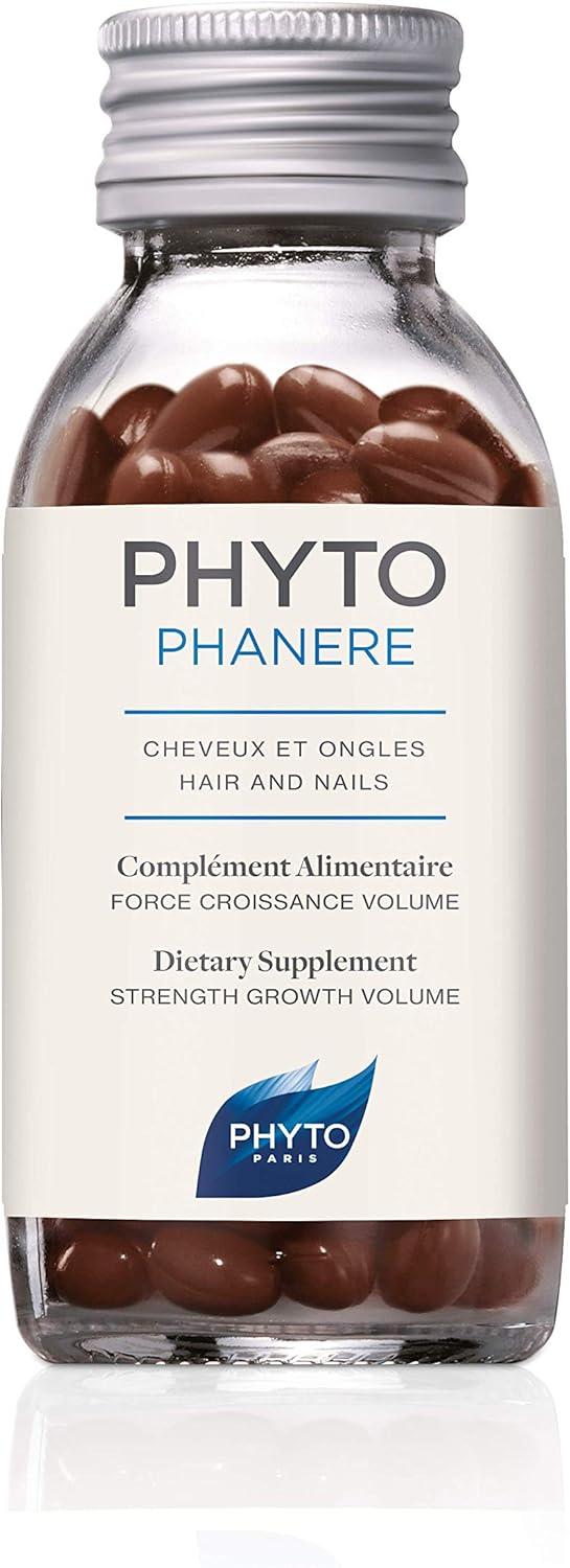 Phyto Phytophanere Integratore Alimentare Naturale Fortificante per Capelli e Unghie, Adatto a Tutti i Tipi di Capelli, Confezione da 90 Capsule (imballaggio può variare)