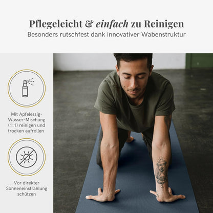 Lotuscrafts Tappetino Yoga Antiscivolo Professionale Mudra Studio XL - Materassino Yoga Antiscivolo per Principianti e Avanzati - Tappeto Yoga Professionale - Yoga Mat