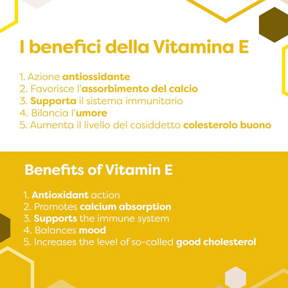 Erbotech, Vitamina E, Confezione da Circa 100 Capsule, 400IU, Integratore Vitamina E, Contribuisce alla Protezione delle Cellule dallo Stress Ossidativo, 72 g