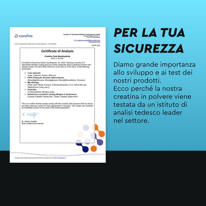 Creatina Monoidrata in Polvere 500 g, Materia Prima di Marca Creapure ad Alto Dosaggio, Supporto per Sport e Atleti, 100% Creatina Pura e di Alta Qualità, Palestra e Pre Workout