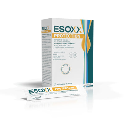 Esoxx One, Dispositivo Medico ad Azione Meccanica che Consente di Ridurre Rapidamente i Sintomi Correlati al Reflusso Gastro-Esofageo, 20 Bustine Orosolubili