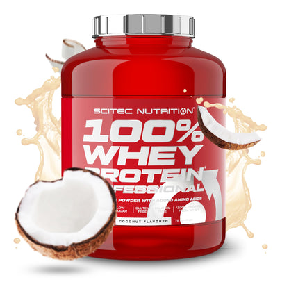 Scitec Nutrition 100% Whey Protein Professional - Potenziato con aminoacidi extra ed enzimi digestivi - Senza glutine - Senza olio di palma, 2.35 kg, Cioccolato