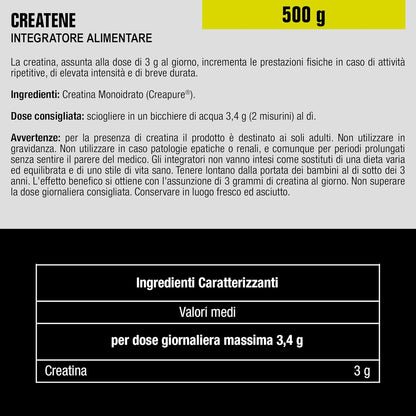 Anderson CREATENE 100% Creatina monoidrato Creapure® | 500 g