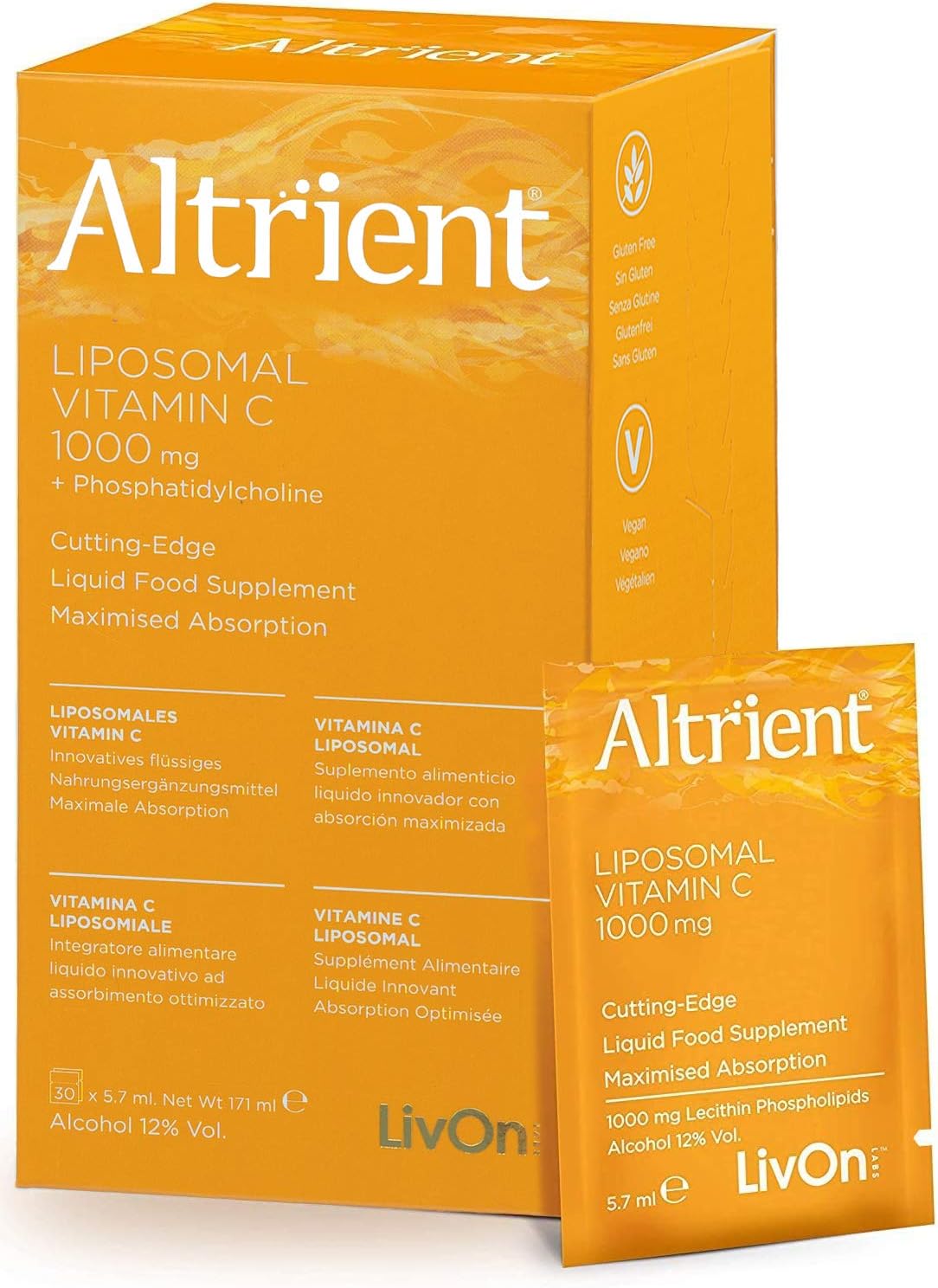 Altriente C - Liposomiale Vitamina C/Lypospheric Vitamina C/Lypo-Spheric Vitamina C-Vitamina C 1000mg