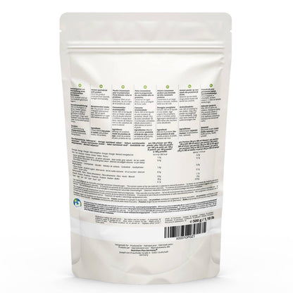 nutri+ Natures Protein Powder Cocco 500g - proteine naturali in polvere senza edulcoranti, lattosio, zucchero e latte - proteina vegetale in polvere - gusto Noce di Cocco