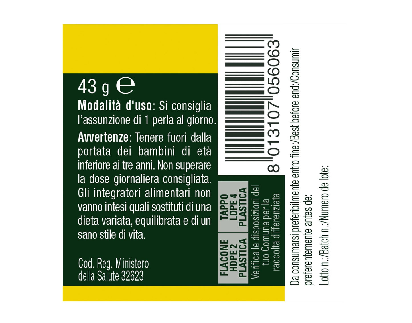 Naturando Olio di Fegato di Merluzzo ricco di Omega 3, vitamina A e vitamina D e Vitamina E - 70 capsule