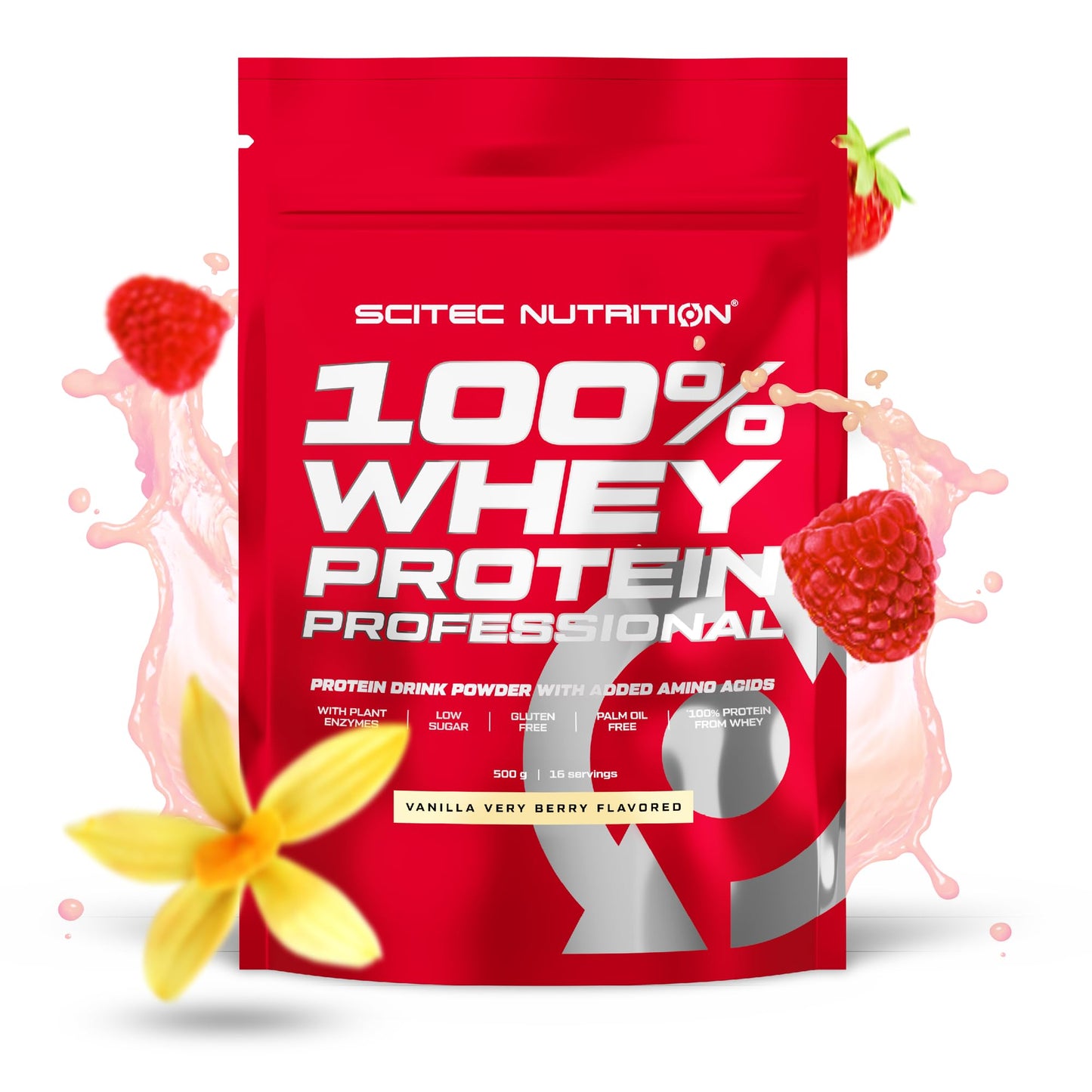 Scitec Nutrition 100% Whey Protein Professional - Potenziato con aminoacidi extra ed enzimi digestivi - Senza glutine - Senza olio di palma, 2.35 kg, Cioccolato