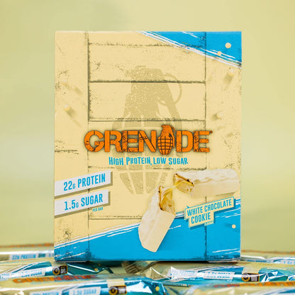 Grenade Barretta Proteica a Basso Contenuto di Carboidrati - Lemon Cheesecake, 12 x 60 g