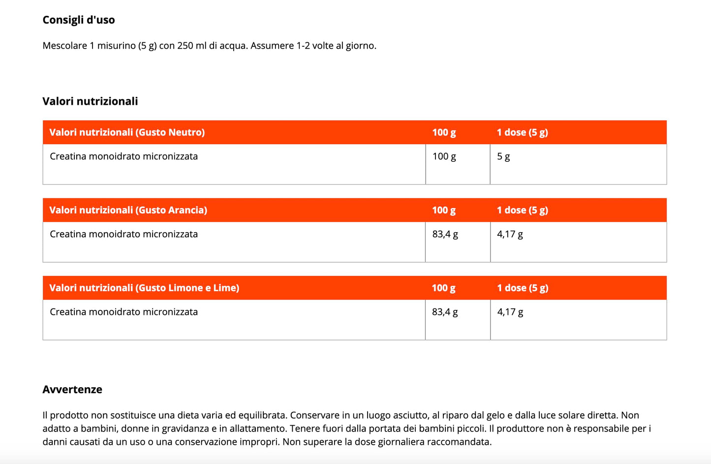 GymBeam Creatina Monoidrato Micronizzata, 100% Creapure®, Creatina in Polvere di Massima Qualità e Purezza, Aumenta le Prestazioni, per Uomini e Donne, Apprezzata dagli Atleti (Orange, 500 g)