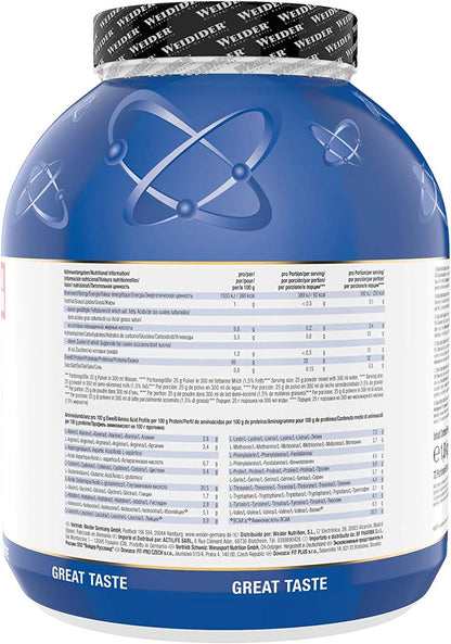 Weider Day & Night Caseina in Polvere Proteica, Crema al Cioccolato, Proteine per la Costruzione Muscolare, Frullato Fitness 1.8 kg