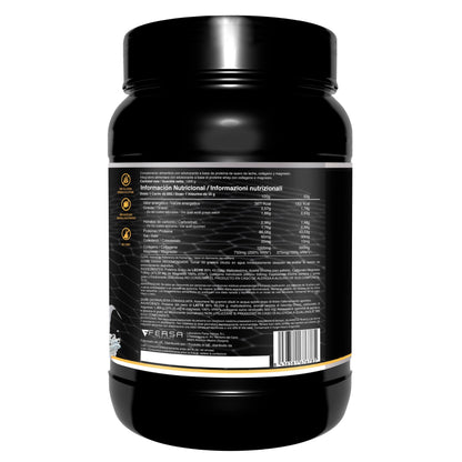 Healthy FUSION Whey protein 100% pura | Proteine whey + collagene + magnesio | Proteine del siero di latte isolate per lo sviluppo muscolare | Massa muscolare pulita | 1000 g (Cioccolato)